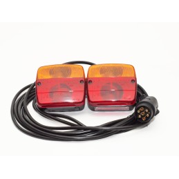 Set of rear lamps 7m trailer, tow truck, other