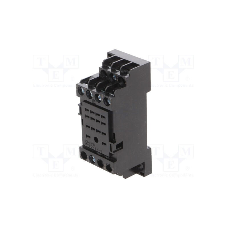 1 pcs x OMRON - PYFZ-14-E - Socket, PIN: 14, 10A, for DIN rail mounting, screw terminals