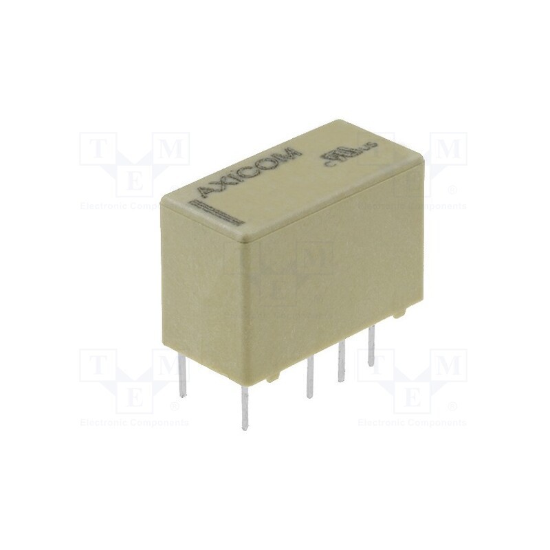 1 pcs x TE Connectivity - 1-1393788-6 - Relay: electromagnetic, DPDT, Ucoil: 24VDC, 2A, 0.5A/125VAC, THT