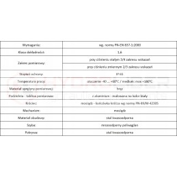 Glic pressure gauge 63mm 0 100bar t 1 4 pl hydrolider
