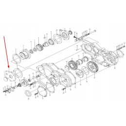 4l22bt 01706 hydraulic pump housing plate