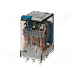 1 pcs x FINDER - 55.33.8.110.0010 - Relay: electromagnetic, 3PDT, Ucoil: 110VAC, Icontacts max: 20A