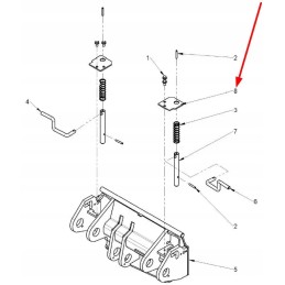 C281871 centering pin plate