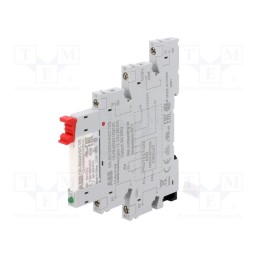 1 pcs x ABB - 1SVR405541R3110 - Relay: interface, SPDT, Ucoil: 24VAC,24VDC, for DIN rail mounting