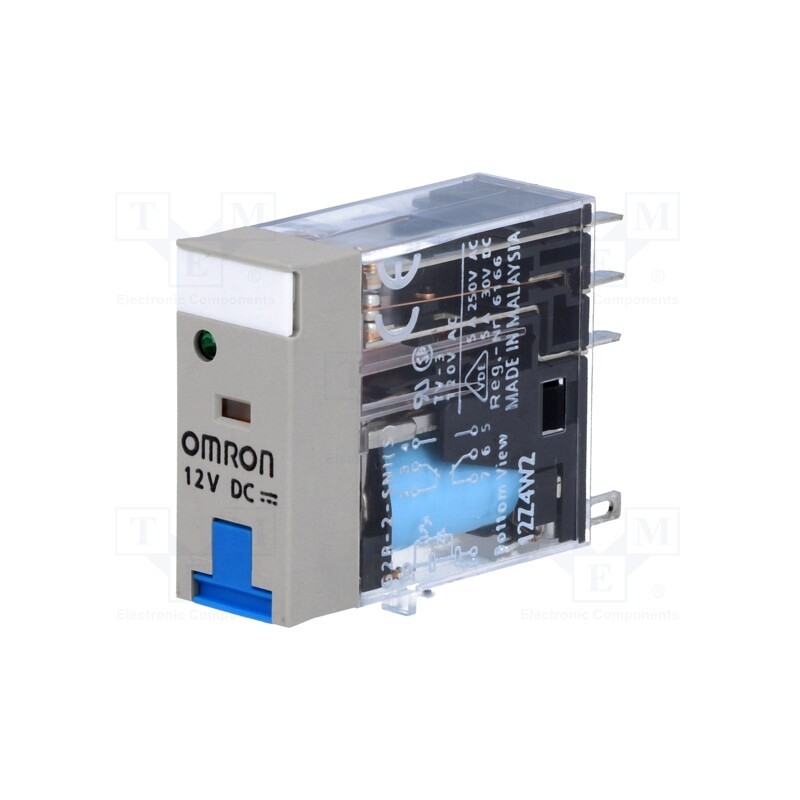 1 pcs x OMRON - G2R-2-SNI 12VDC (S) - Relay: electromagnetic, DPDT, Ucoil: 12VDC, Icontacts max: 5A