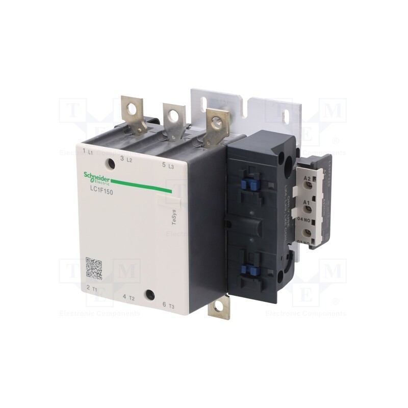 1 pcs x SCHNEIDER ELECTRIC - LC1F150P7 - Contactor: 3-pole, NO x3, 230VAC, 150A, for DIN rail mounting