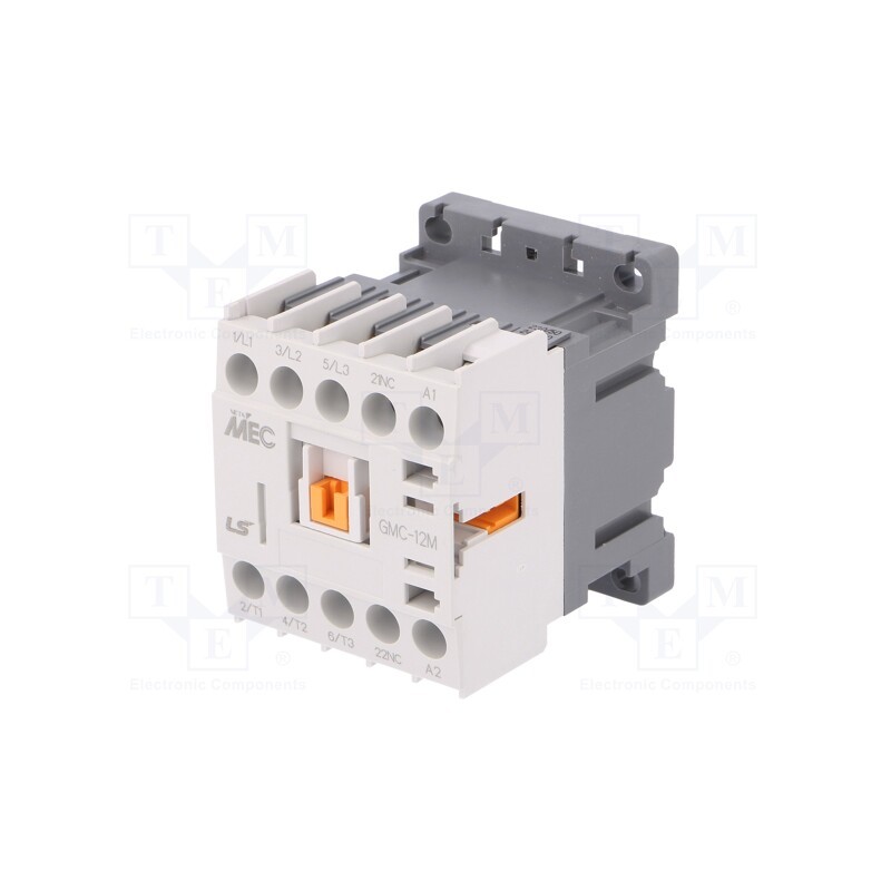 1 pcs x LS ELECTRIC - GMC-12M 230VAC 1B - Contactor: 3-pole, NO x3, Auxiliary contacts: NC, 230VAC, 12A, IP20