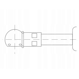 Gas shock absorber actuator case 3125425r1 150n