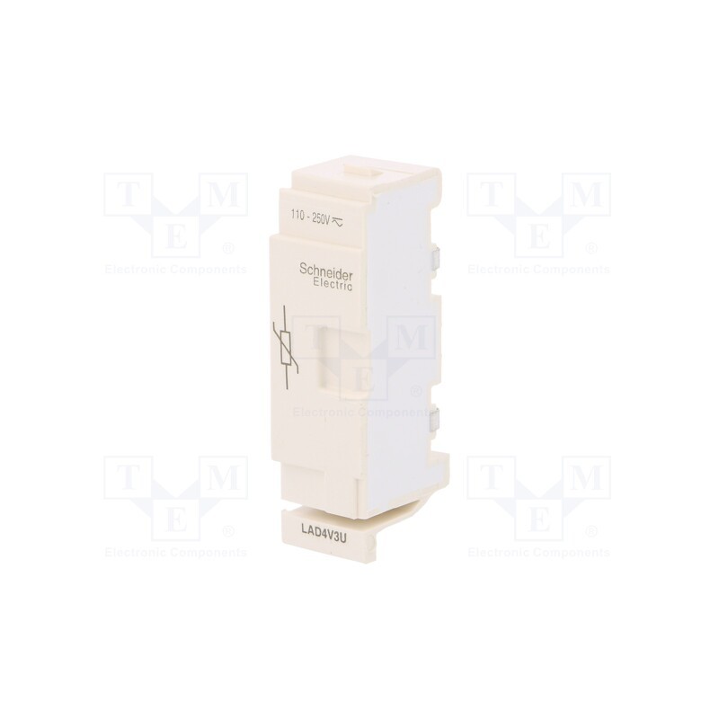 1 pcs x SCHNEIDER ELECTRIC - LAD4V3U - Surge arrestor, varistor, Series: TeSys D Everlink, front
