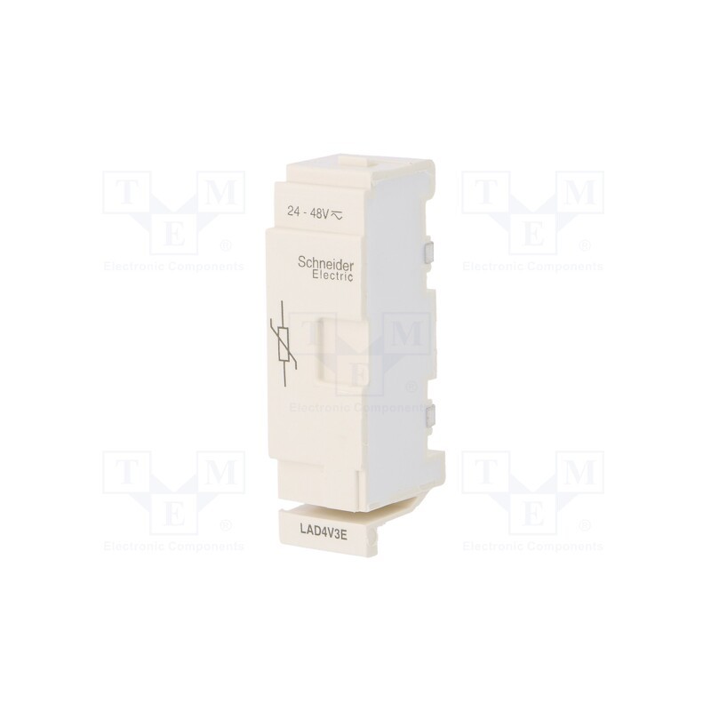 1 pcs x SCHNEIDER ELECTRIC - LAD4V3E - Surge arrestor, varistor, Series: TeSys D Everlink, front