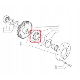 Ball bearing new holland case cnh 26794770