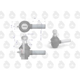 Left joint c 330 original ursus 42282101u