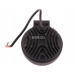 Round work lamp 27w 9 LED glanz