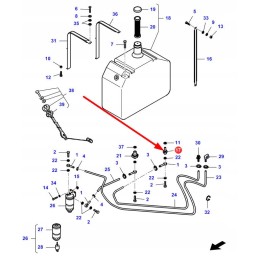 La322154150 fuel system connector