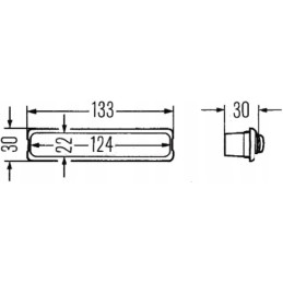 Interior lamp hella 2ja001357002 3385820m1