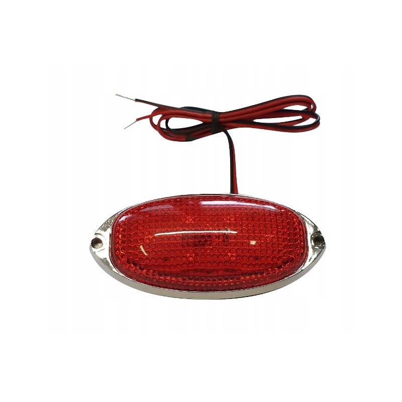 Red LED lamp 12v 24v outline marker colors