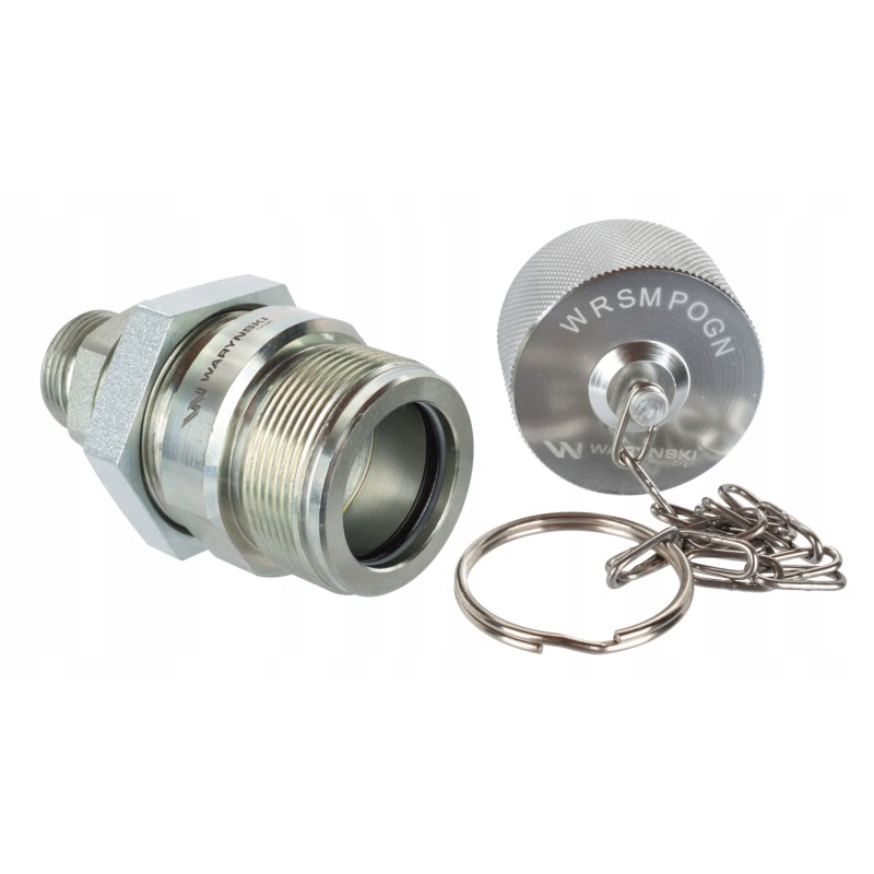 Valve seat m22x1 5 with aluminum Warynski cover