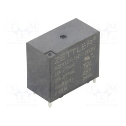 1 pcs x ZETTLER - AZSR131-1AE-12DGW - Relay: electromagnetic power, SPST-NO, Ucoil: 12VDC, 35A, PCB, 1.4W