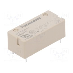 1 pcs x PANASONIC - ST212FJ - Relay: electromagnetic, DPST-NO, Ucoil: 12VDC, Icontacts max: 8A