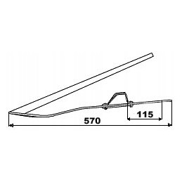 Massey Ferguson ASX 120 laid grain lifter