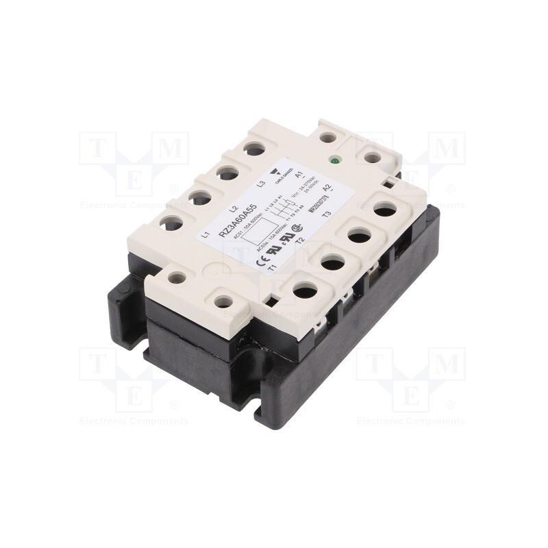 1 pcs x CARLO GAVAZZI - RZ3A60A55 - Relay: solid state, 55A, Uswitch: 42÷660VAC, 3-phase, -30÷80°C
