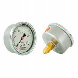 Glic pressure gauge 63mm 0 25bar t 1 4 pl hydrolider