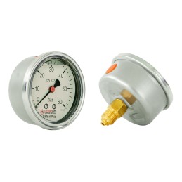 Glic pressure gauge 63mm 0 60bar t 1 4 pl hydrolider