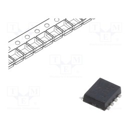 3 pcs x ONSEMI - ECH8695R-TL-W - Transistor: N-MOSFET x2, unipolar, 24V, 11A, Idm: 60A, 1.4W, ECH8