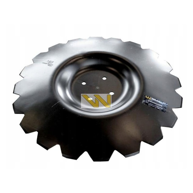 Toothed plate made of 20 fi 510 Warynski boron steel