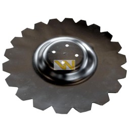 Toothed plate made of 20 fi 510 Warynski boron steel