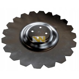 Toothed plate made of 20 fi 510 Warynski boron steel