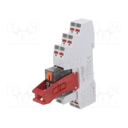 1 pcs x RELPOL - PI84P-024AC-M91G-PS-2012 - Relay: interface, DPDT, Ucoil: 24VAC, 8A, 8A/250VAC, 8A/24VDC, 100mΩ