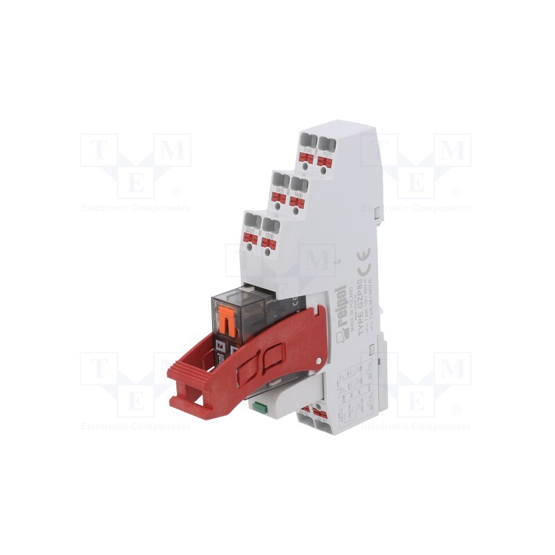 1 pcs x RELPOL - PI84P-024AC-M91G-PS-2012 - Relay: interface, DPDT, Ucoil: 24VAC, 8A, 8A/250VAC, 8A/24VDC, 100mΩ
