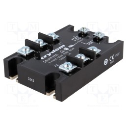 1 pcs x SENSATA / CRYDOM - D53TP25D - Relay: solid state, 25A, Uswitch: 48÷530VAC, 3-phase, -40÷80°C