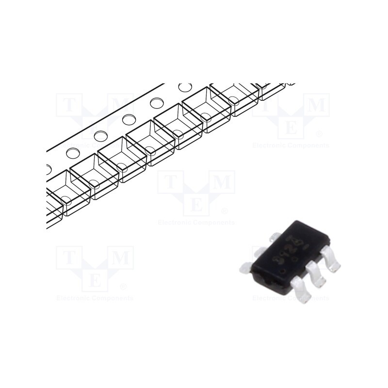 5 pcs x ONSEMI - FDC6312P - Transistor: P-MOSFET x2, unipolar, -20V, -2.3A, 0.96W, SuperSOT-6