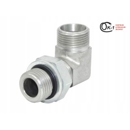 Elbow with locknut BSP 1 4 m14x1 5 8l