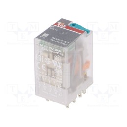 1 pcs x ABB - 1SVR405618R8300 - Relay: electromagnetic, 4PDT, Ucoil: 125VDC, Icontacts max: 6A