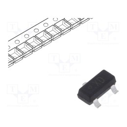 20 pcs x DIOTEC SEMICONDUCTOR - MMBTRC110SS - Transistor: NPN, bipolar, BRT, 50V, 0.1A, 200mW, SOT23, 4.7kΩ