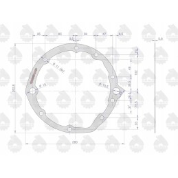 Lift pump seal 95462 krazelite 0 8mm c