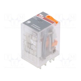 1 pcs x ABB - 1SVR405612R5200 - Relay: electromagnetic, 3PDT, Ucoil: 60VAC, Icontacts max: 10A
