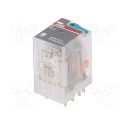 1 pcs x ABB - 1SVR405613R4000 - Relay: electromagnetic, 4PDT, Ucoil: 12VDC, Icontacts max: 6A