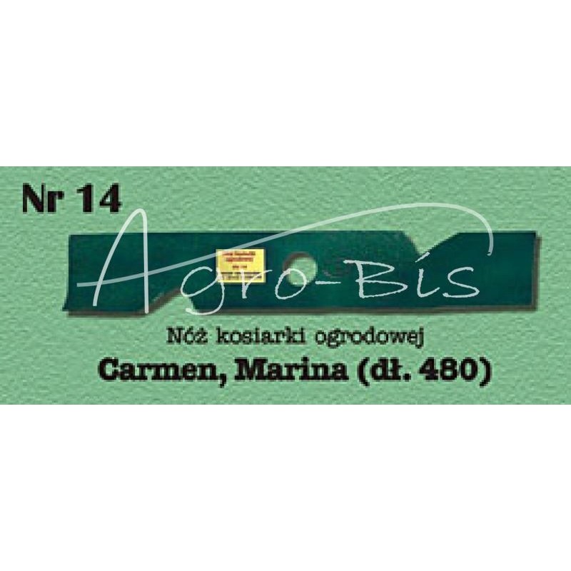 Garden mower blade 14,480mm