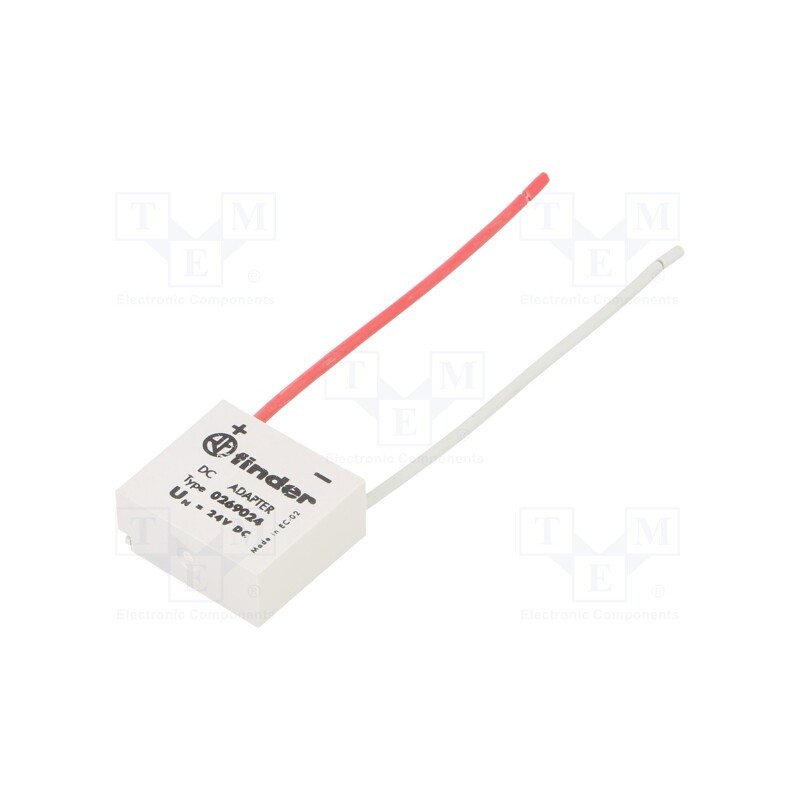 1 pcs x FINDER - 026.9.024 - Relays accessories: DC adapter, 24VDC