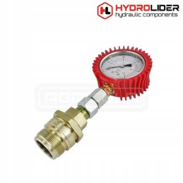 Pressure gauge with socket 36x1 5 63mm 160bar hydrolider