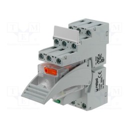 1 set x RELPOL - PIR3-012AC-00LV - Relay: interface, 3PDT, Ucoil: 12VAC, 10A, 10A/250VAC, 10A/24VDC