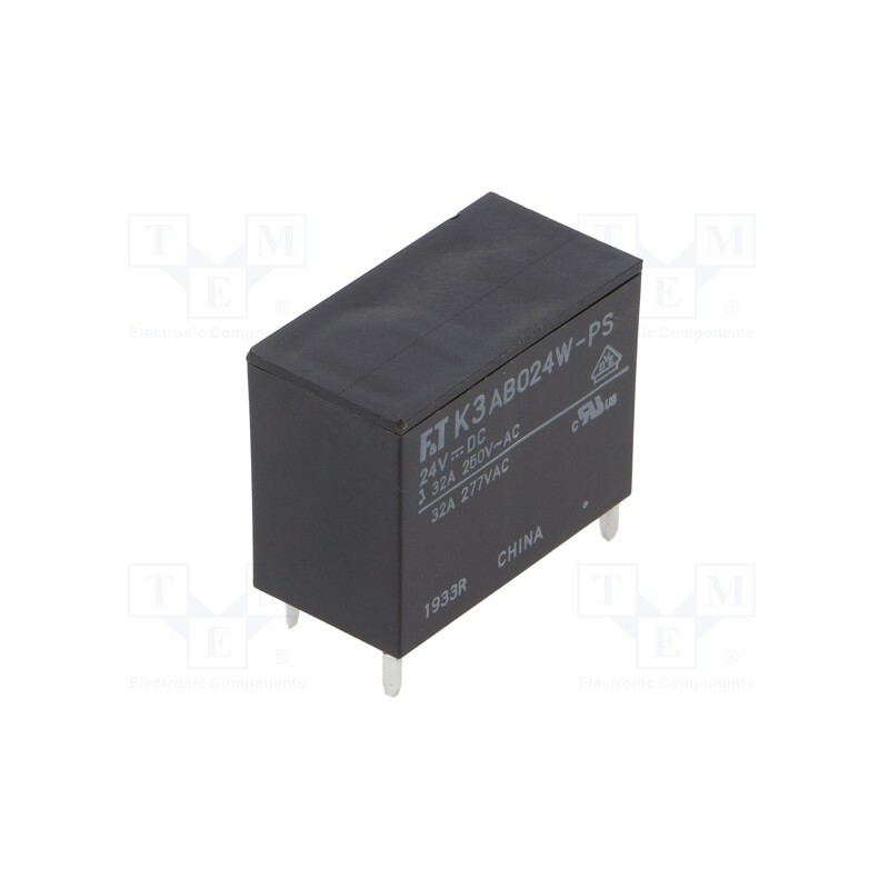 1 pcs x FUJITSU - FTR-K3AB024W-PS - Relay: electromagnetic, SPST-NO, Ucoil: 24VDC, 32A, PCB, max.250VAC