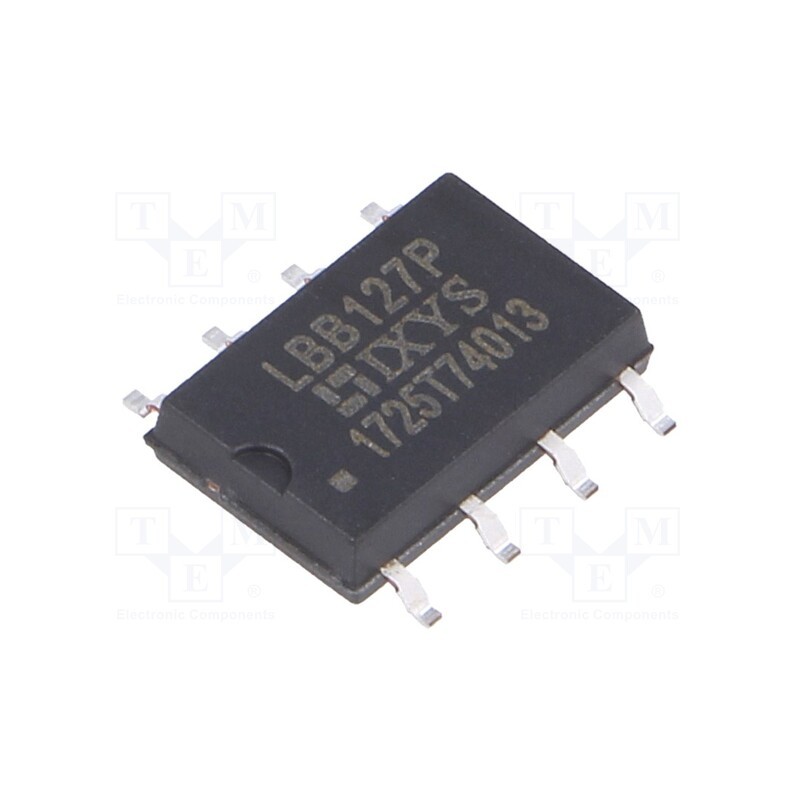1 pcs x IXYS - LBB127P - Relay: solid state, SPST-NC x2, Icntrl max: 50mA, 200mA, 10Ω, SMT
