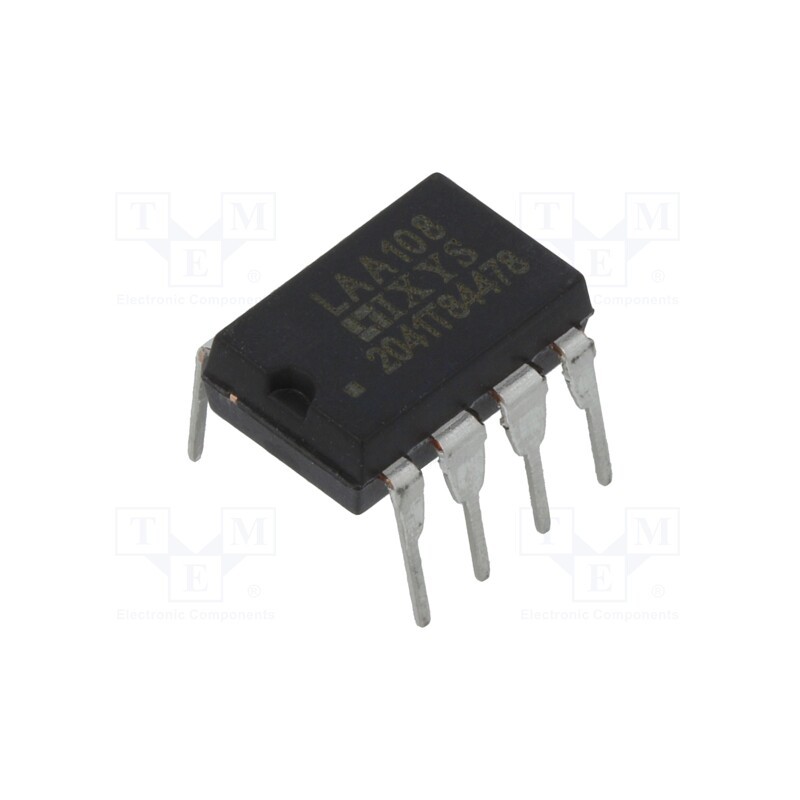 1 pcs x IXYS - LAA108 - Relay: solid state, SPST-NO x2, Icntrl max: 50mA, 300mA, 8Ω, THT