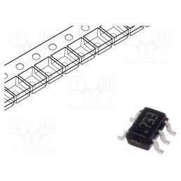1 pcs x STMicroelectronics - ST715C33R - IC: voltage regulator, LDO,linear,fixed, 3.3V, 85mA, SOT323-5L