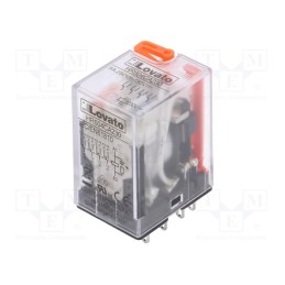 1 pcs x LOVATO ELECTRIC - HR604CA230 - Relay: electromagnetic, 4PDT, Ucoil: 230VAC, Icontacts max: 5A
